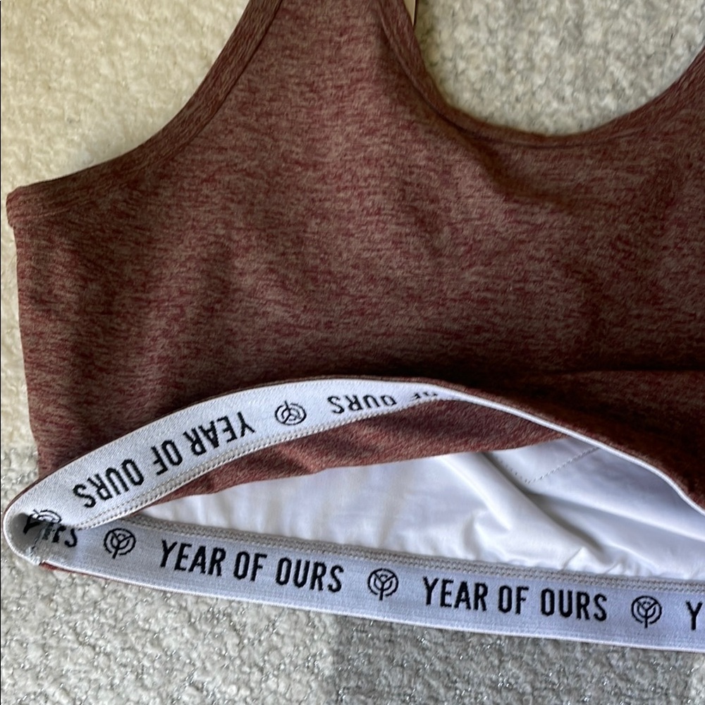 Year of Ours Set- Football Bra & Biker Shorts - Picture 7 of 11